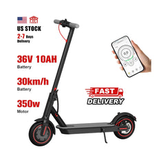Overseas Warehouse Fast Delivery Adult Electric Scooter 20 Miles/hour 350W Foldable Pad Portable Electric Scooter