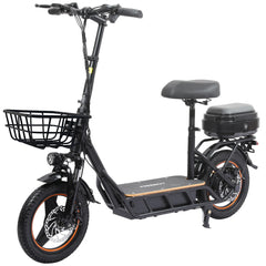 FREEBOY UK US Wholesale 14 Inch Tires E Scootor 150kg 750W Load with Seat Electric Scooter Adults