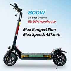 3-4 Days Delivery US Stock Free Shipping 48v 800w 13ah Foldable Adult Electrico Monopattino E Electric Scooter