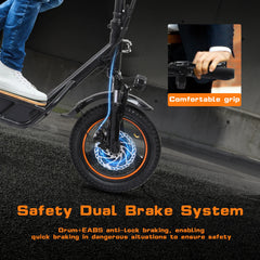 FREEBOY UK US Wholesale 14 Inch Tires E Scootor 150kg 750W Load with Seat Electric Scooter Adults