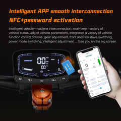 10000W72V35AH Dual Motor Off-road Electric Scooter Fastest 62  Range 65 Miles, Equipped with Hydraulic Suspension and NFC Screen