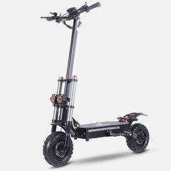 EU US Warehouse 3200W Dual Motor EScooter - 11" Off-Road Tires, 80km/h, 90km Range, Triple Hydraulic Suspension Electric Scooter