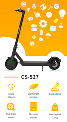 US Warehouse Spot Goods Factory Direct Sale Quick-Folding Electric Scooter with LCD Display and Powerful Moter