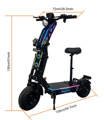 USA Warehouse 72V 10000W 40AH Two-Wheel 5-7 Days Fast Delivery Electric Scooter Powerful Foldable E Scooter Adults with Seat