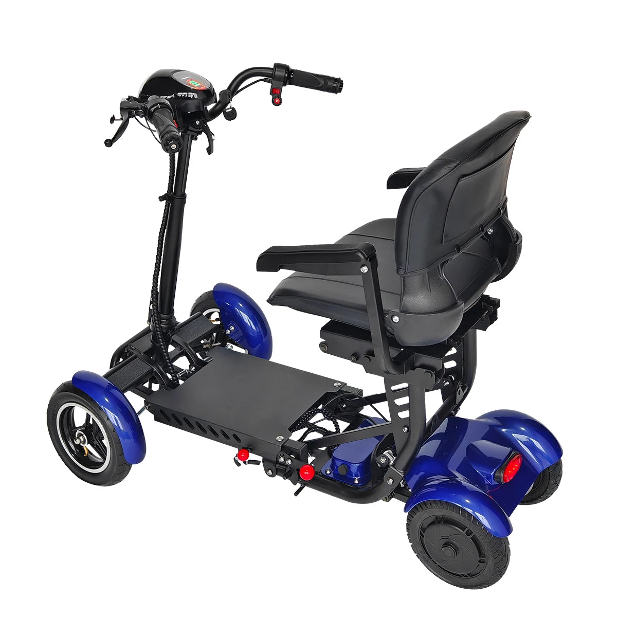 HEZZO T2 Electric Scooter 4 Wheels 250Wx2 Dual Motors Powerful Escooter with Shopping Bag 10.5Ah Long Range USA EU Warehouse
