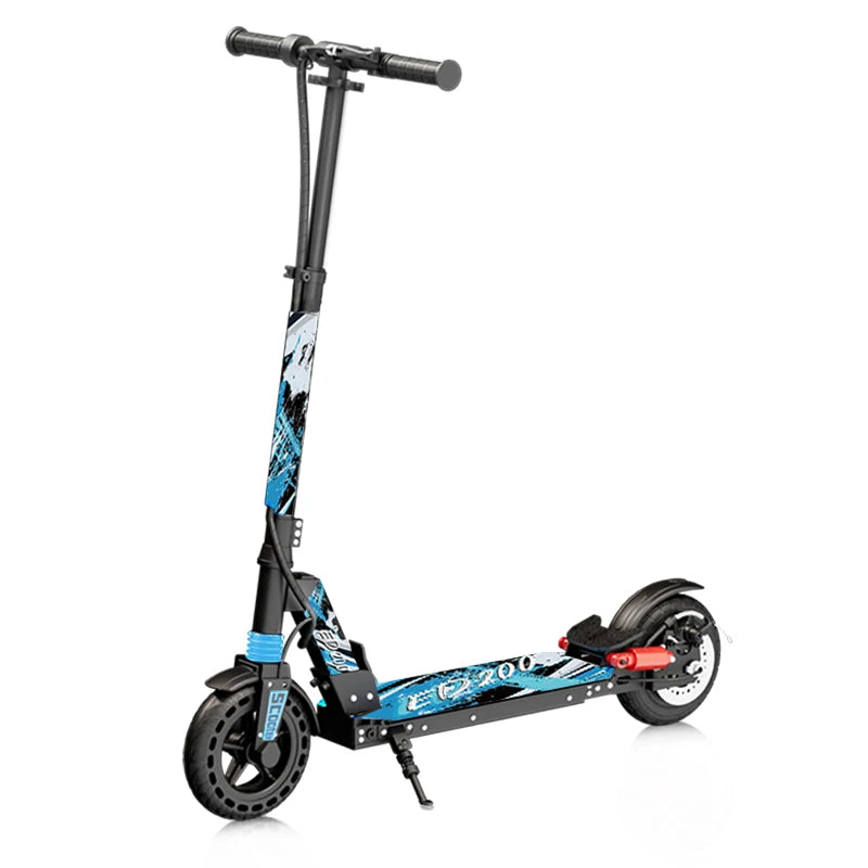 Wholesale Cheap ED200 Electric Scooter for Kids Powerful 200w Motor Disc Brake Shock  Alloy Frame Electronic Scooters