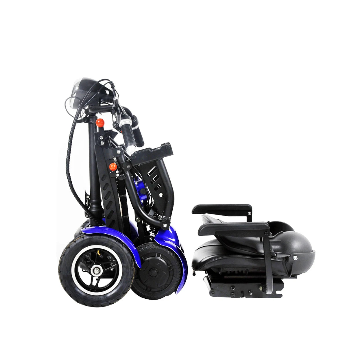 HEZZO T2 Electric Scooter 4 Wheels 250Wx2 Dual Motors Powerful Escooter with Shopping Bag 10.5Ah Long Range USA EU Warehouse