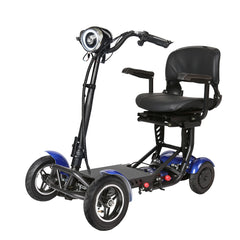 HEZZO T2 Electric Scooter 4 Wheels 250Wx2 Dual Motors Powerful Escooter with Shopping Bag 10.5Ah Long Range USA EU Warehouse